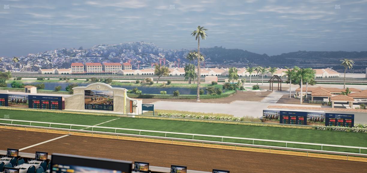Del Mar Thoroughbred Club - Section Turf Club Lvl 4 Tbl 433 Seat View