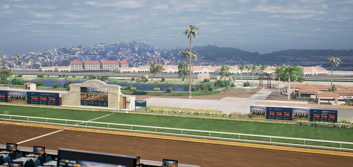 Del Mar Thoroughbred Club - Section Turf Club Lvl 4 Tbl 434 Seat View