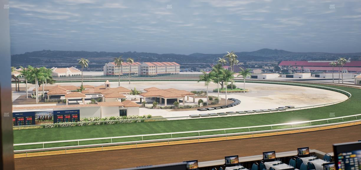 Del Mar Thoroughbred Club - Section Turf Club Lvl 4 Tbl 436 Seat View