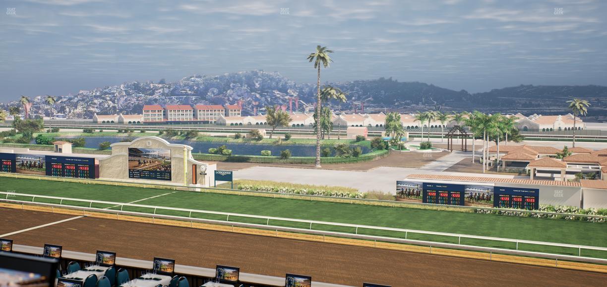 Del Mar Thoroughbred Club - Section Turf Club Lvl 4 Tbl 440 Seat View