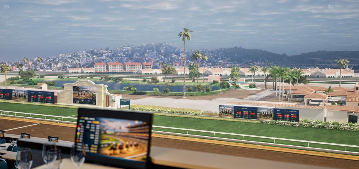 Del Mar Thoroughbred Club - Section Turf Club Lvl 4 Tbl 445 Seat View