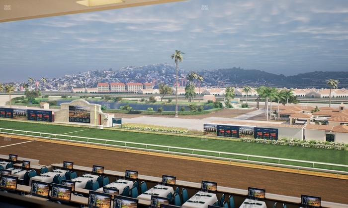 Del Mar Thoroughbred Club - Section Turf Club Lvl 4 Tbl 448 Seat View