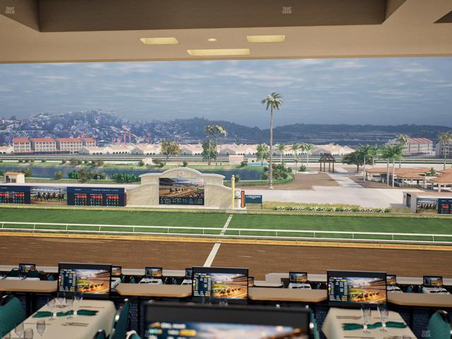 Del Mar Thoroughbred Club - Section Turf Club Lvl 4 Tbl 508 Seat View