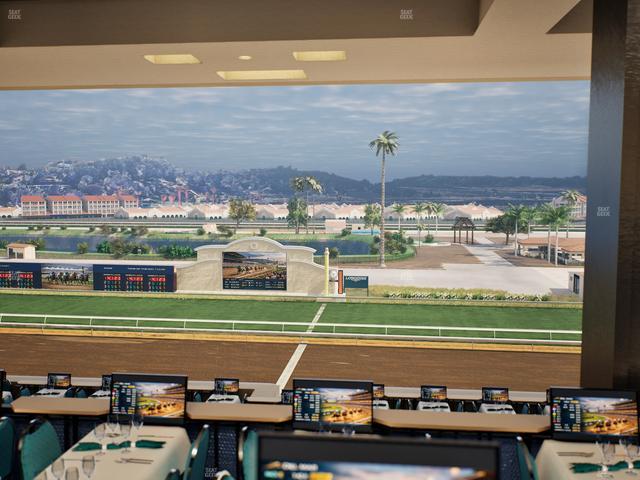 Del Mar Thoroughbred Club - Section Turf Club Lvl 4 Tbl 509 Seat View