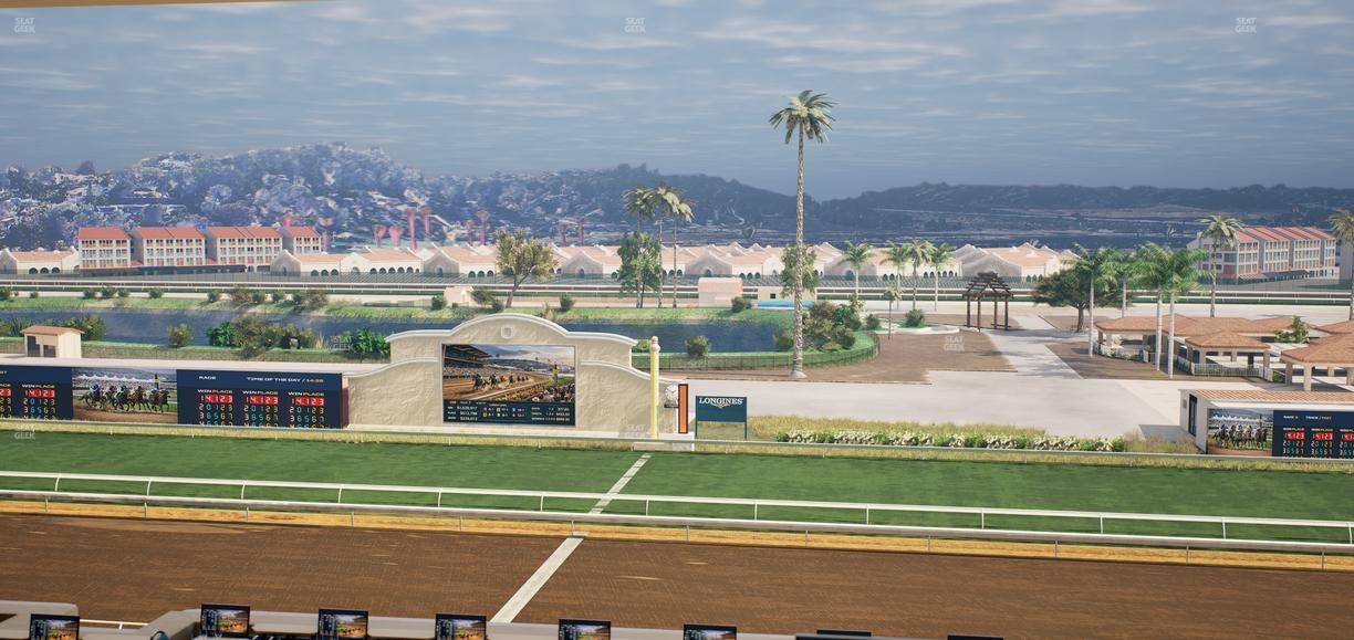 Del Mar Thoroughbred Club - Section Turf Club Lvl 4 Tbl 512 Seat View