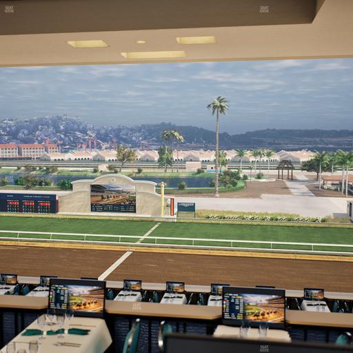 Del Mar Thoroughbred Club - Section Turf Club Lvl 4 Tbl 514 Seat View