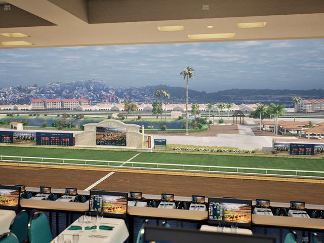 Del Mar Thoroughbred Club - Section Turf Club Lvl 4 Tbl 518 Seat View