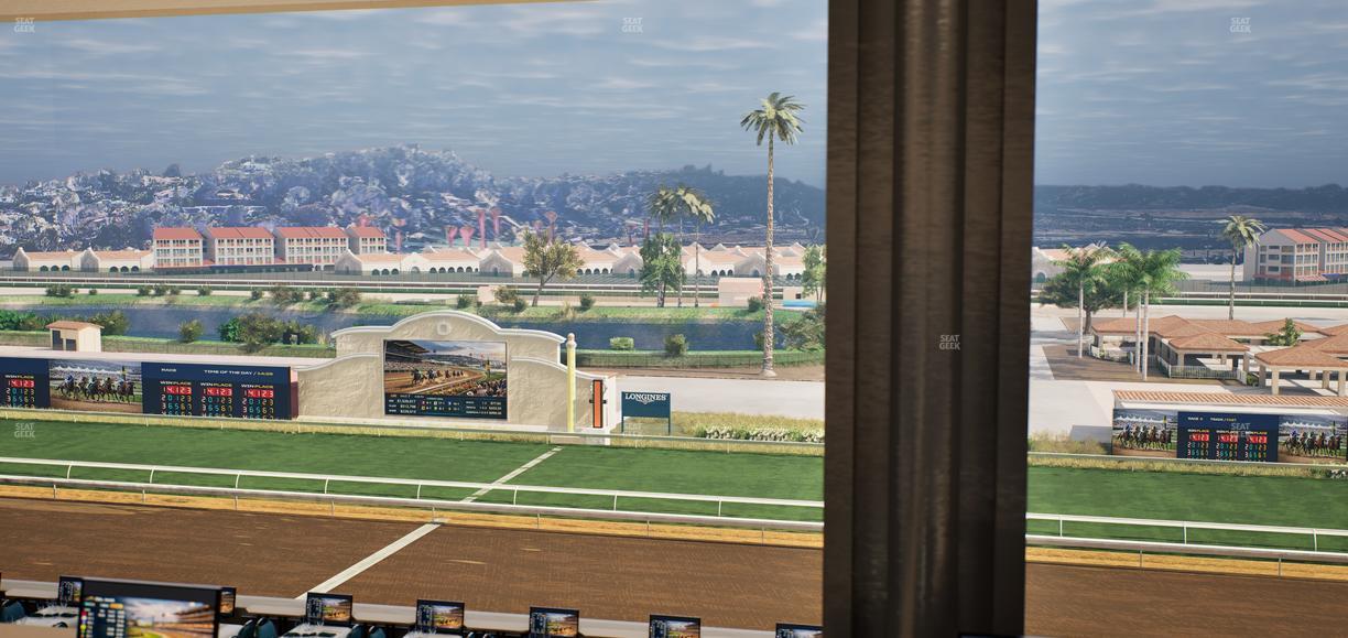 Del Mar Thoroughbred Club - Section Turf Club Lvl 4 Tbl 520 Seat View