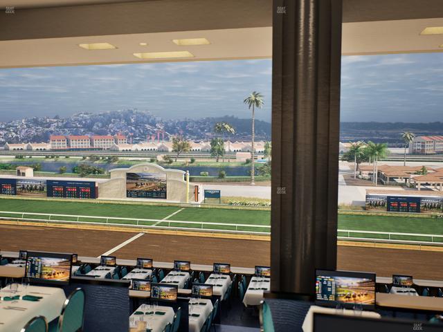 Del Mar Thoroughbred Club - Section Turf Club Lvl 4 Tbl 520 Seat View