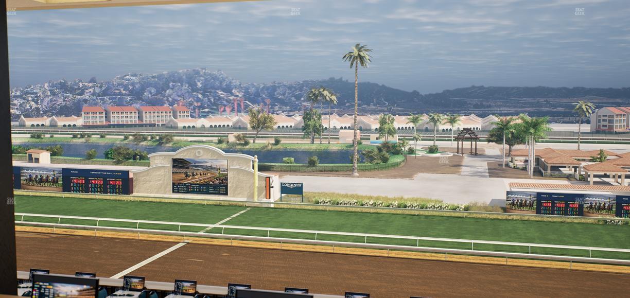 Del Mar Thoroughbred Club - Section Turf Club Lvl 4 Tbl 523 Seat View