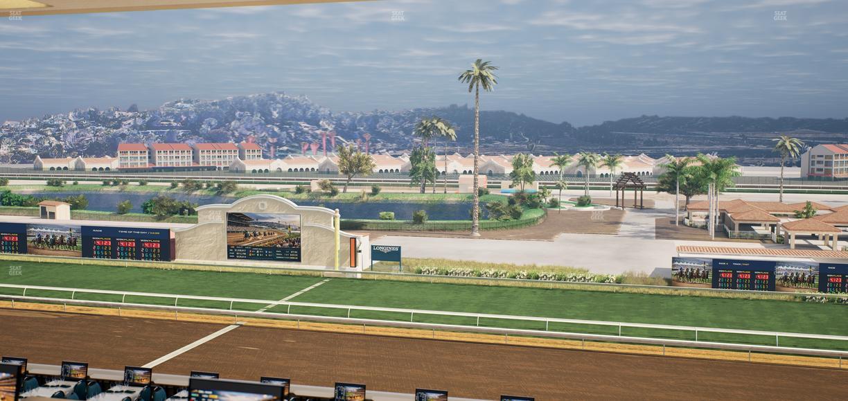 Del Mar Thoroughbred Club - Section Turf Club Lvl 4 Tbl 524 Seat View