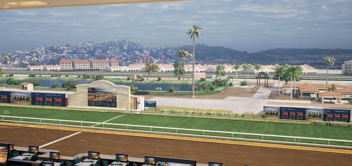 Del Mar Thoroughbred Club - Section Turf Club Lvl 4 Tbl 529 Seat View