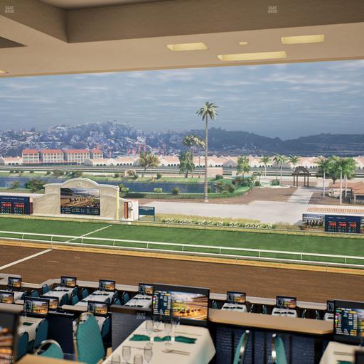 Del Mar Thoroughbred Club - Section Turf Club Lvl 4 Tbl 529 Seat View