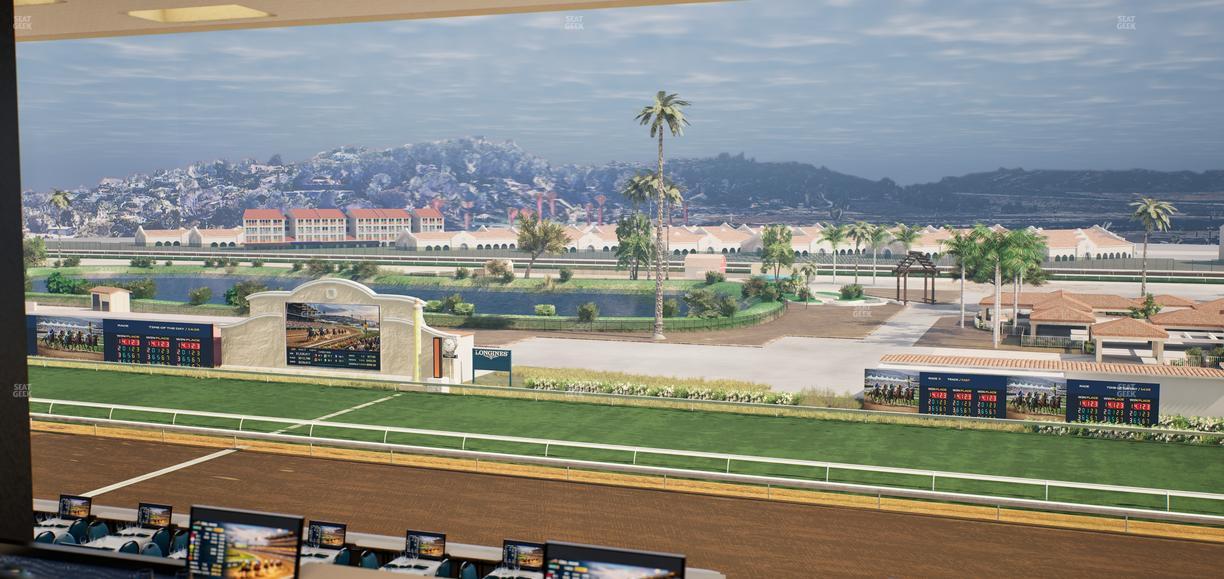 Del Mar Thoroughbred Club - Section Turf Club Lvl 4 Tbl 534 Seat View