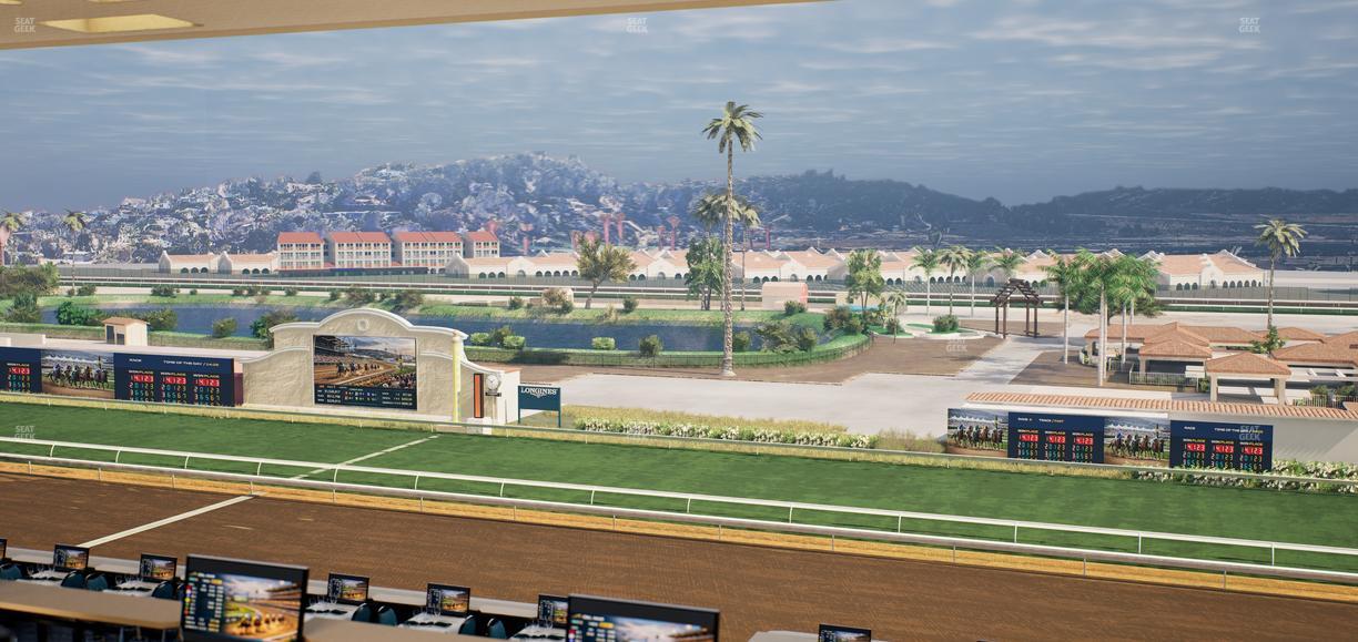 Del Mar Thoroughbred Club - Section Turf Club Lvl 4 Tbl 535 Seat View