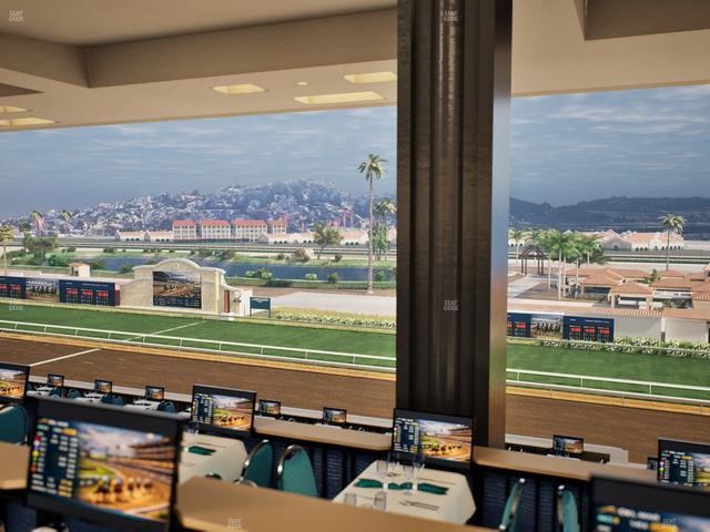 Del Mar Thoroughbred Club - Section Turf Club Lvl 4 Tbl 542 Seat View
