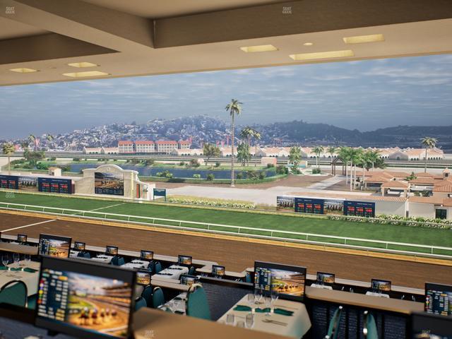 Del Mar Thoroughbred Club - Section Turf Club Lvl 4 Tbl 545 Seat View
