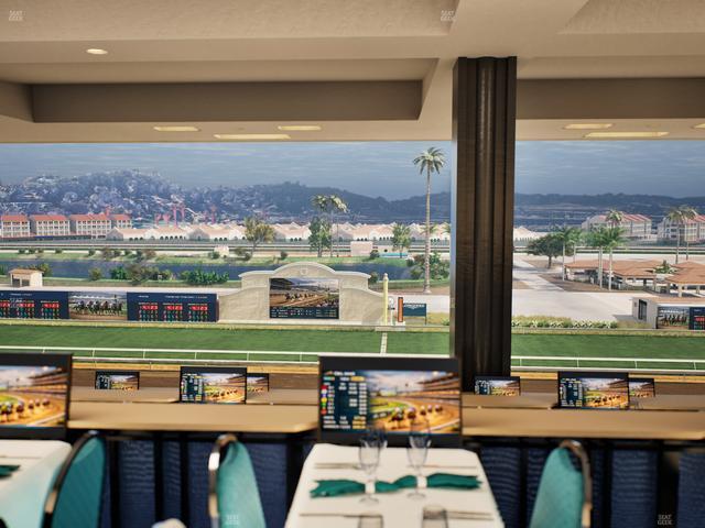 Del Mar Thoroughbred Club - Section Turf Club Lvl 4 Tbl 604 Seat View