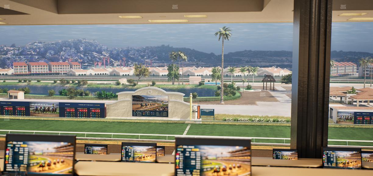 Del Mar Thoroughbred Club - Section Turf Club Lvl 4 Tbl 610 Seat View