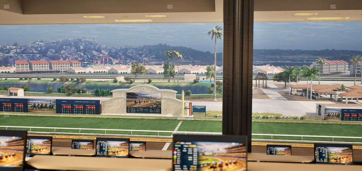 Del Mar Thoroughbred Club - Section Turf Club Lvl 4 Tbl 611 Seat View