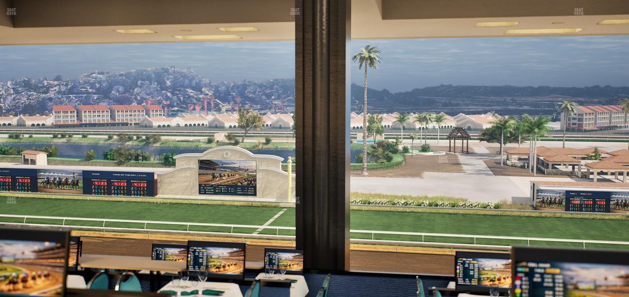 Del Mar Thoroughbred Club - Section Turf Club Lvl 4 Tbl 617 Seat View