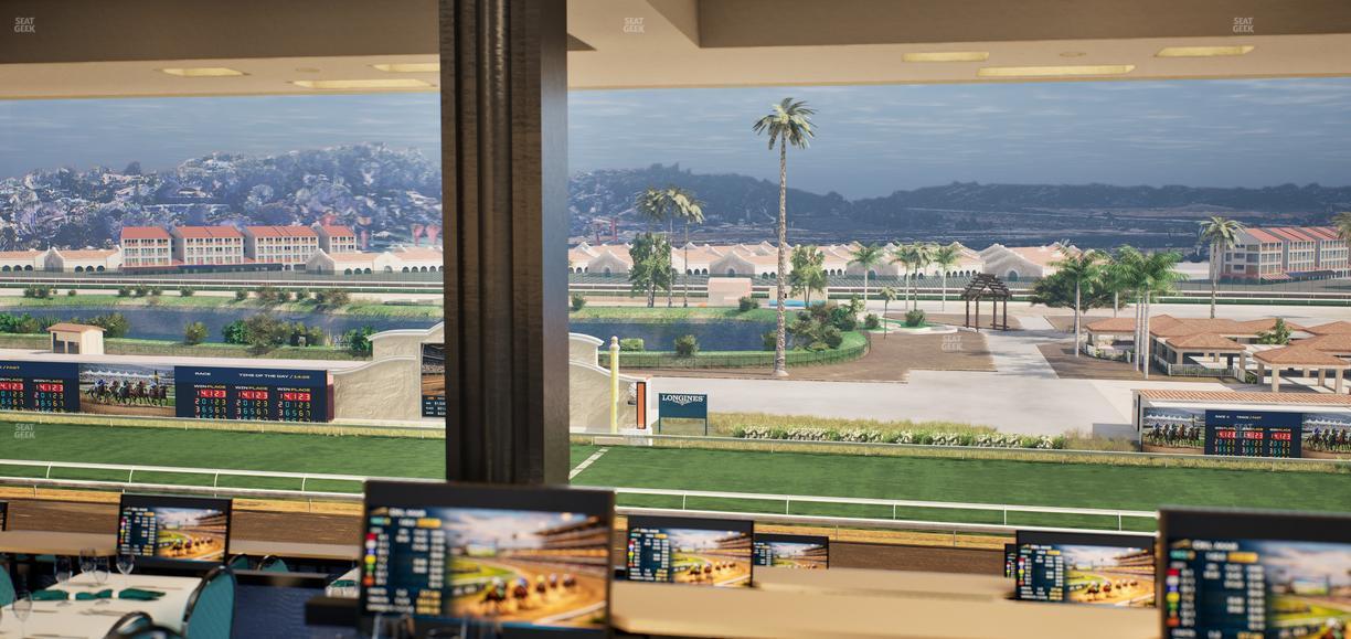 Del Mar Thoroughbred Club - Section Turf Club Lvl 4 Tbl 618 Seat View