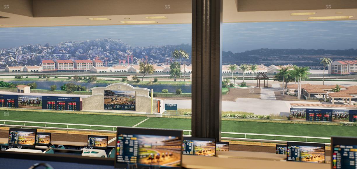 Del Mar Thoroughbred Club - Section Turf Club Lvl 4 Tbl 623 Seat View