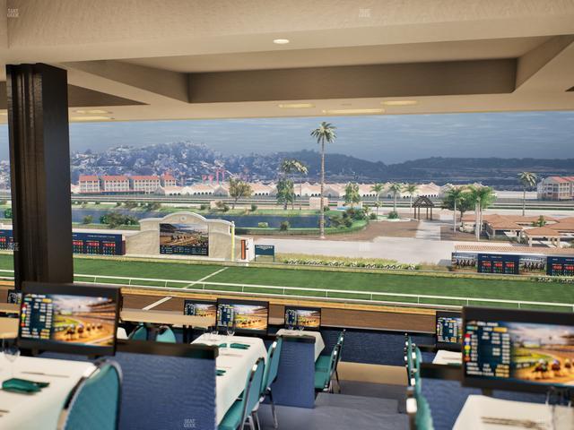 Del Mar Thoroughbred Club - Section Turf Club Lvl 4 Tbl 626 Seat View