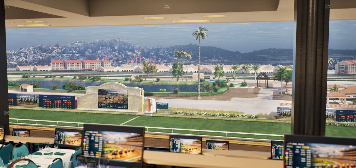 Del Mar Thoroughbred Club - Section Turf Club Lvl 4 Tbl 627 Seat View