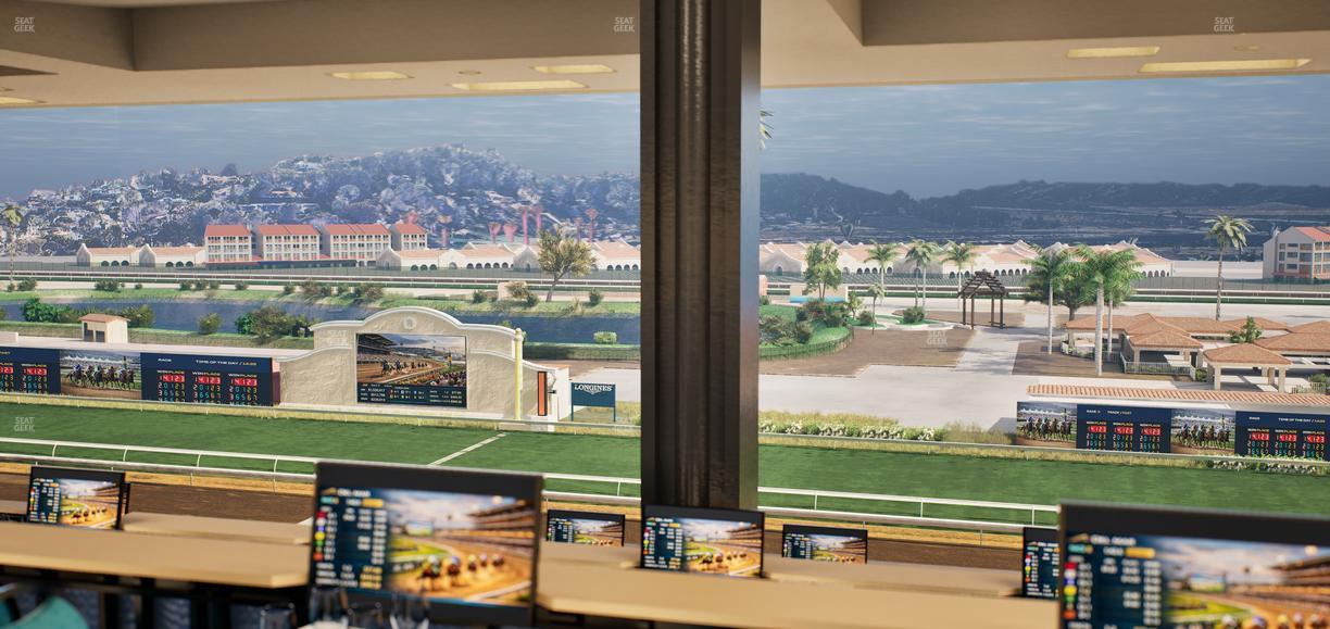 Del Mar Thoroughbred Club - Section Turf Club Lvl 4 Tbl 629 Seat View