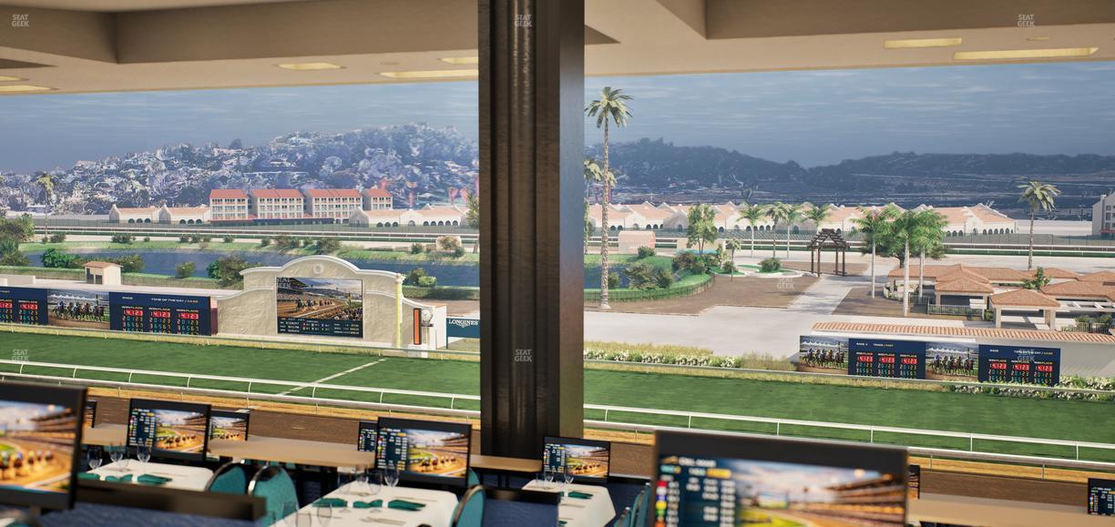 Del Mar Thoroughbred Club - Section Turf Club Lvl 4 Tbl 635 Seat View