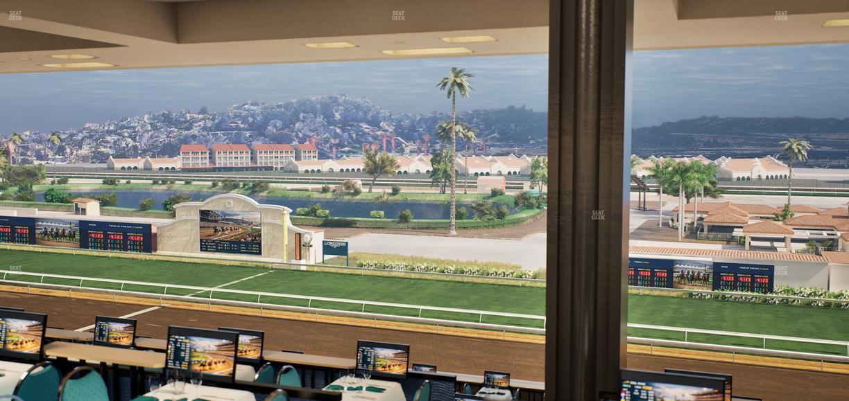 Del Mar Thoroughbred Club - Section Turf Club Lvl 4 Tbl 640 Seat View