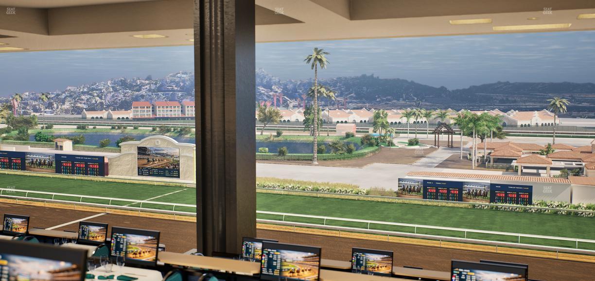 Del Mar Thoroughbred Club - Section Turf Club Lvl 4 Tbl 642 Seat View