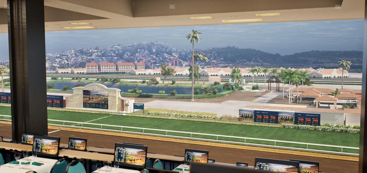 Del Mar Thoroughbred Club - Section Turf Club Lvl 4 Tbl 644 Seat View