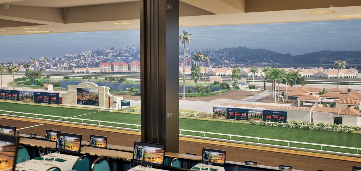 Del Mar Thoroughbred Club - Section Turf Club Lvl 4 Tbl 653 Seat View