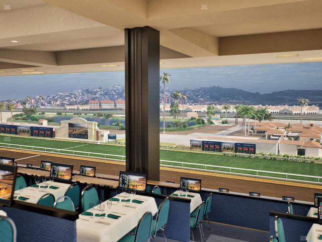 Del Mar Thoroughbred Club - Section Turf Club Lvl 4 Tbl 653 Seat View