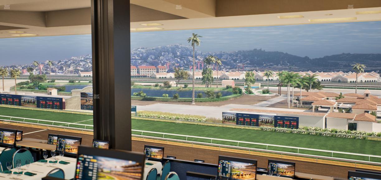 Del Mar Thoroughbred Club - Section Turf Club Lvl 4 Tbl 654 Seat View