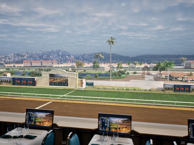 Del Mar Thoroughbred Club - Section Turf Club Lvl 4 Tbl A 25 Seat View