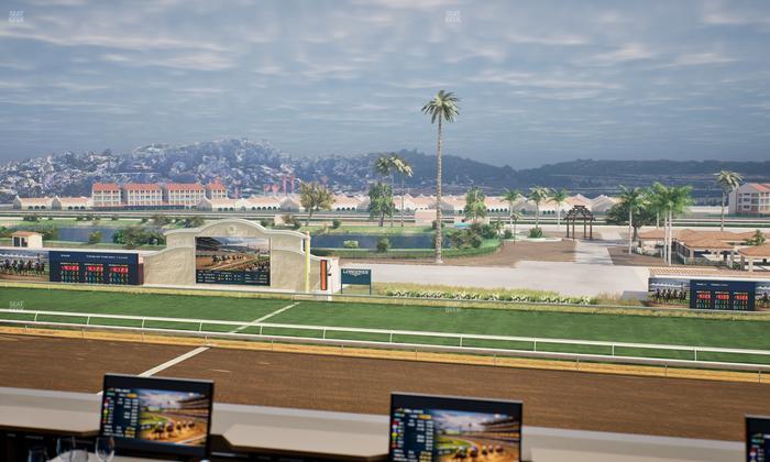 Del Mar Thoroughbred Club - Section Turf Club Lvl 4 Tbl A 25 Seat View