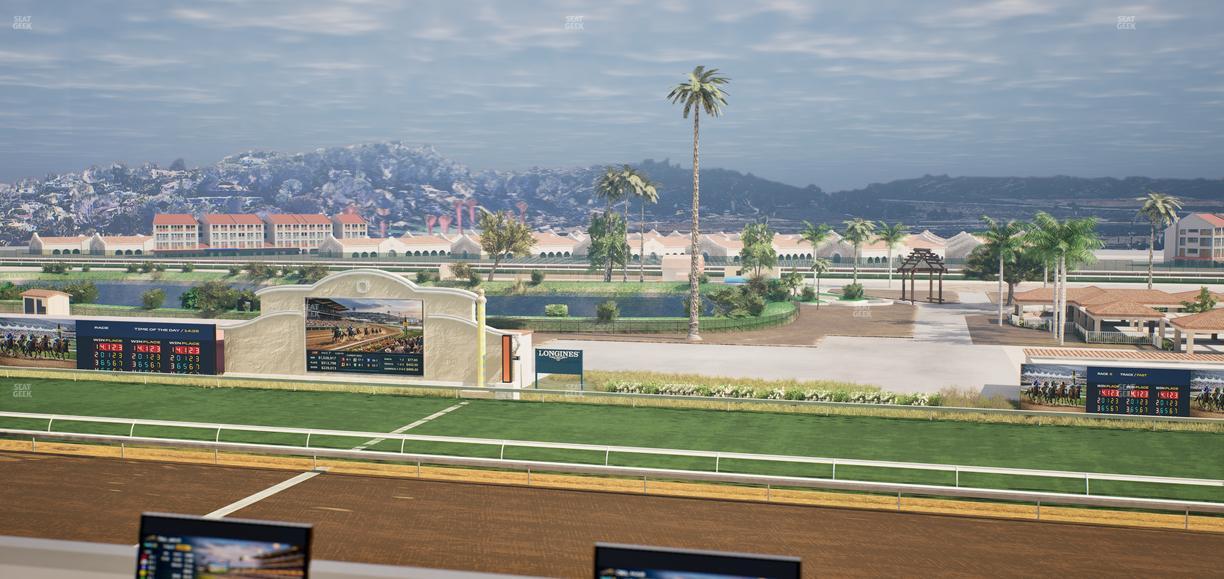 Del Mar Thoroughbred Club - Section Turf Club Lvl 4 Tbl A 26 Seat View