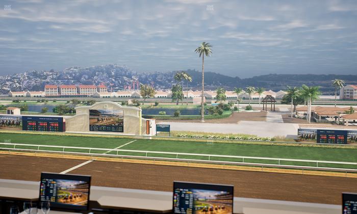Del Mar Thoroughbred Club - Section Turf Club Lvl 4 Tbl A 26 Seat View