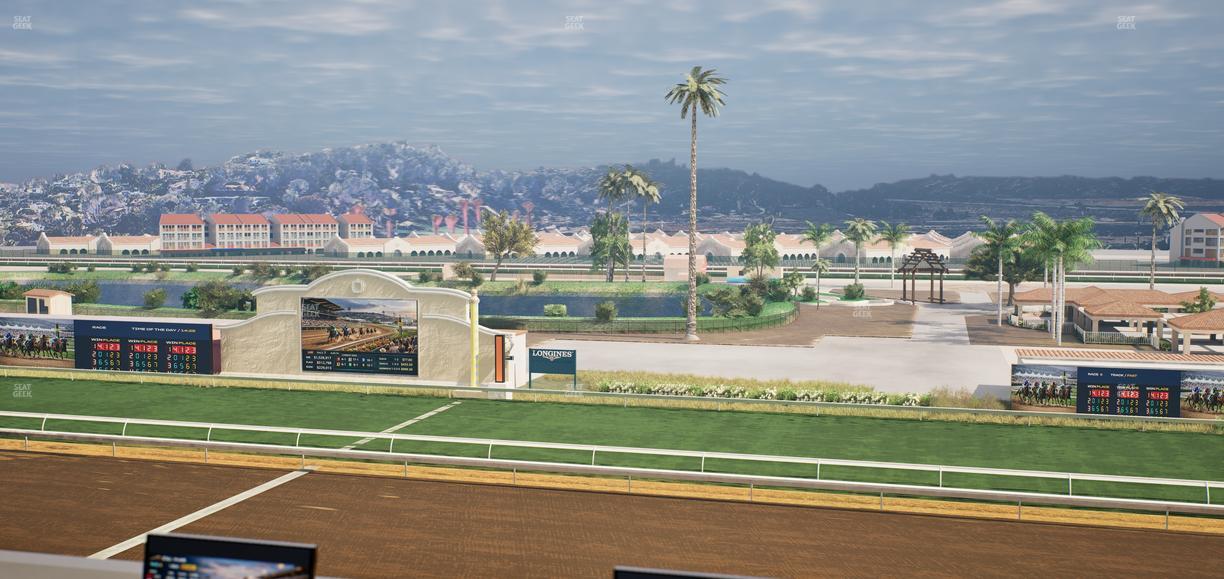 Del Mar Thoroughbred Club - Section Turf Club Lvl 4 Tbl A 27 Seat View
