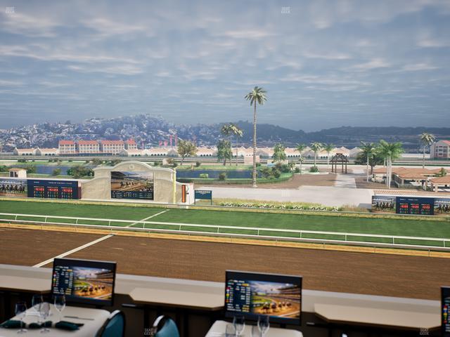 Del Mar Thoroughbred Club - Section Turf Club Lvl 4 Tbl A 27 Seat View