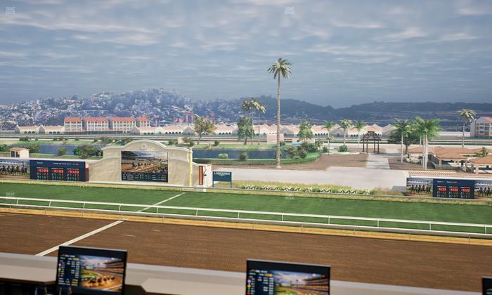 Del Mar Thoroughbred Club - Section Turf Club Lvl 4 Tbl A 27 Seat View