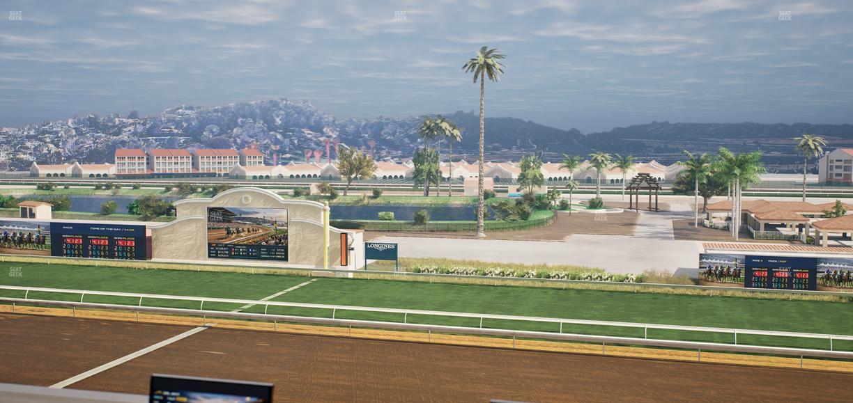 Del Mar Thoroughbred Club - Section Turf Club Lvl 4 Tbl A 28 Seat View