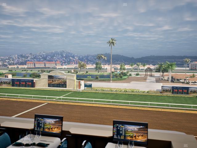 Del Mar Thoroughbred Club - Section Turf Club Lvl 4 Tbl A 28 Seat View