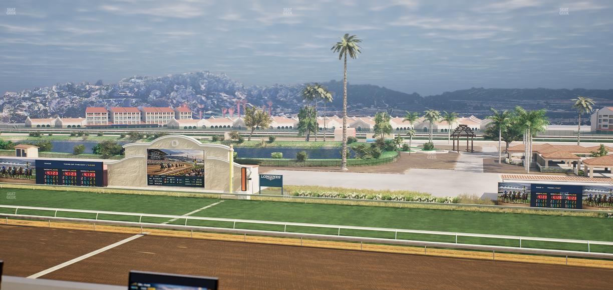 Del Mar Thoroughbred Club - Section Turf Club Lvl 4 Tbl A 29 Seat View