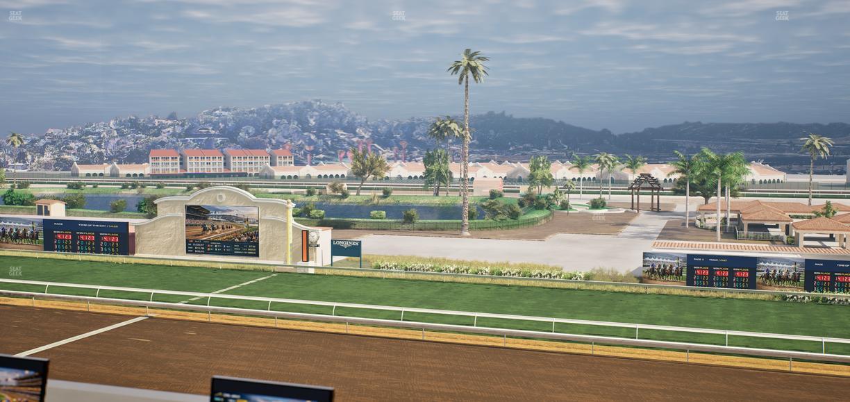 Del Mar Thoroughbred Club - Section Turf Club Lvl 4 Tbl A 37 Seat View