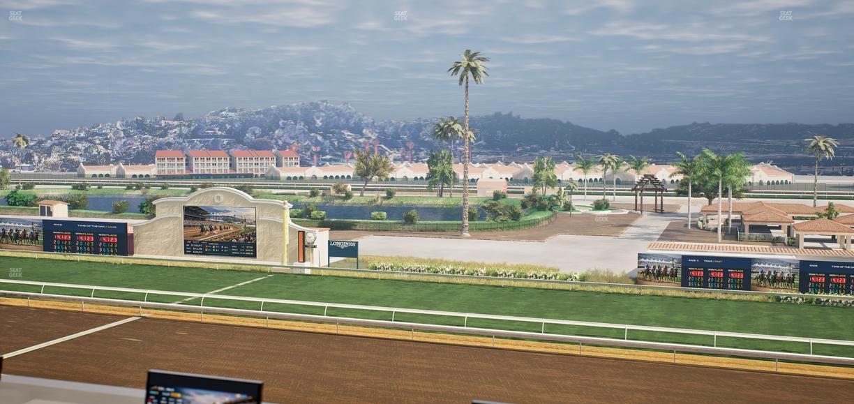 Del Mar Thoroughbred Club - Section Turf Club Lvl 4 Tbl A 38 Seat View