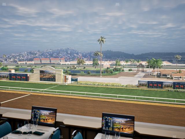 Del Mar Thoroughbred Club - Section Turf Club Lvl 4 Tbl A 38 Seat View
